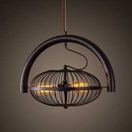 Retro klasszikus fém mennyezeti ventilátor lámpák Egyszerű függőlámpák Cafe függőlámpa