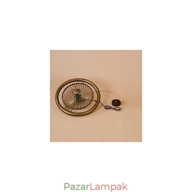 Retro klasszikus fém mennyezeti ventilátor lámpák Egyszerű függőlámpák Cafe függőlámpa