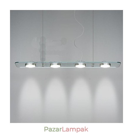 Étterem Asztali lámpa Négyszögletű üveg