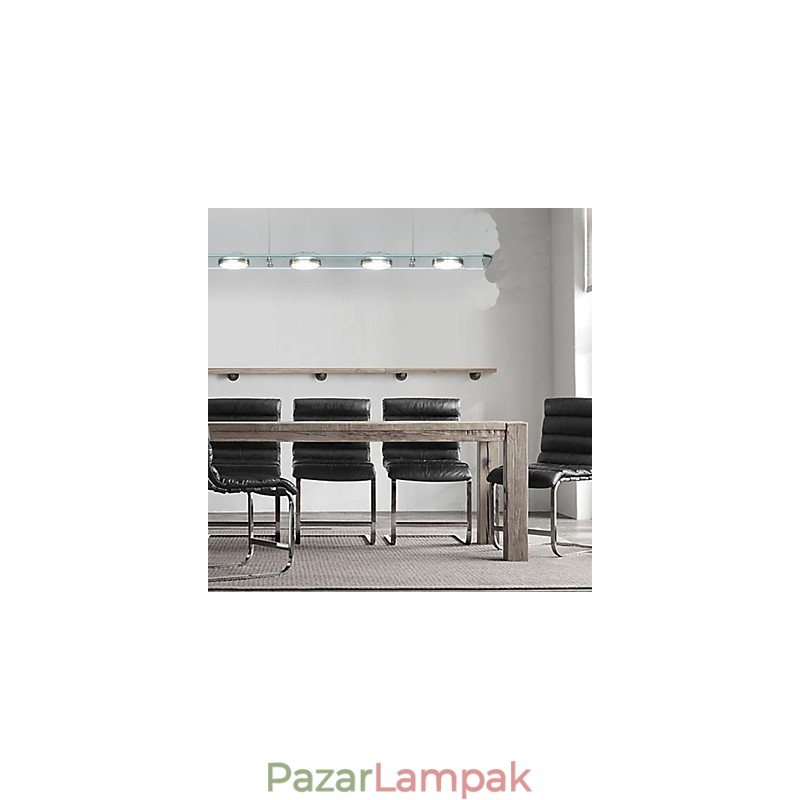 Étterem Asztali lámpa Négyszögletű üveg