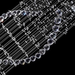 Modern, kortárs, hagyományos, klasszikus rusztikus Lodge vintage Country Island kristály galvanizált fém függőlámpa