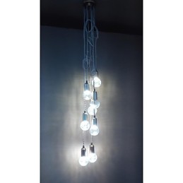 Hagyományos Klasszikus Rusztikus Lodge Vintage Retro Lámpás Dob Country Globe Mini Stílusú Festés Üveg Függeszték