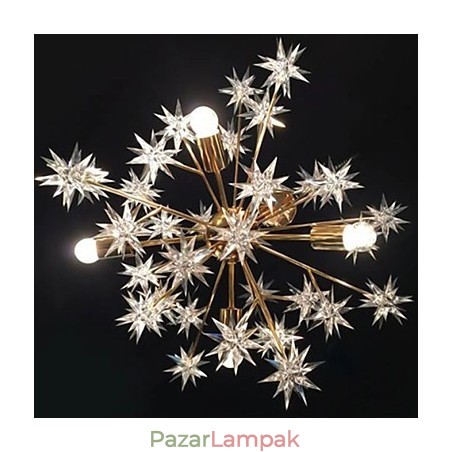 Kreatív Spark Kovácsoltvas Ball Stars Droplight Atmoszféra Kreatív Spark Kovácsoltvas Ball Stars Droplight Atmoszféra