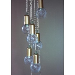 Hagyományos Klasszikus Rusztikus Lodge Vintage Retro Lámpás Dob Country Globe Mini Stílusú Festés Üveg Függeszték