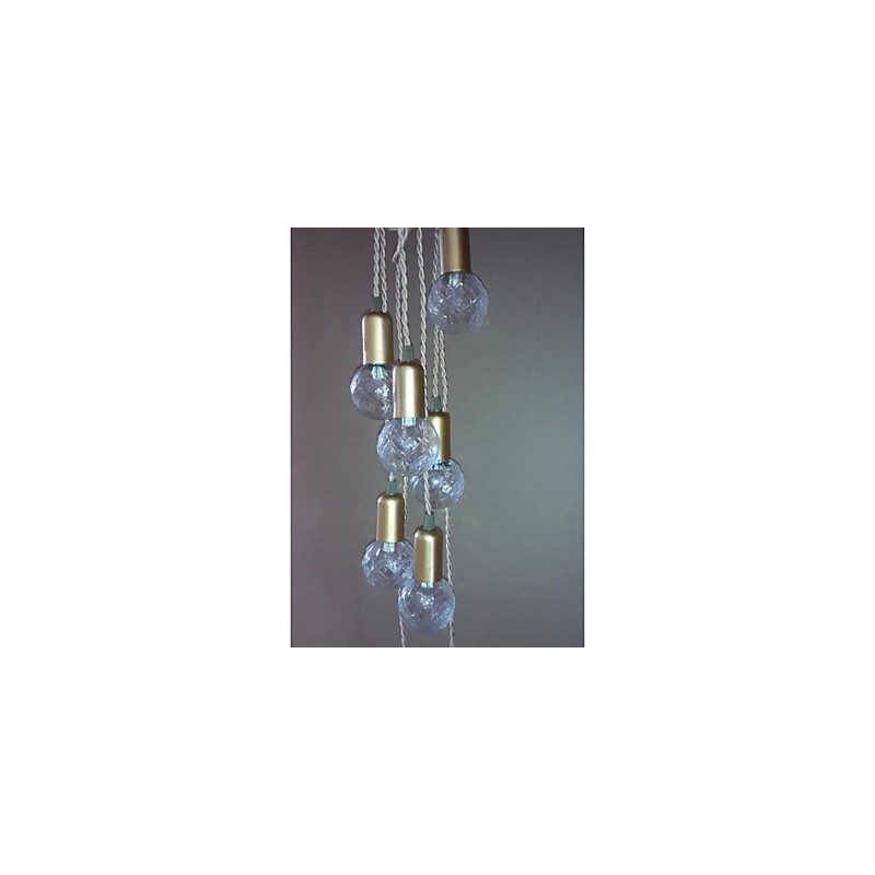 Hagyományos Klasszikus Rusztikus Lodge Vintage Retro Lámpás Dob Country Globe Mini Stílusú Festés Üveg Függeszték