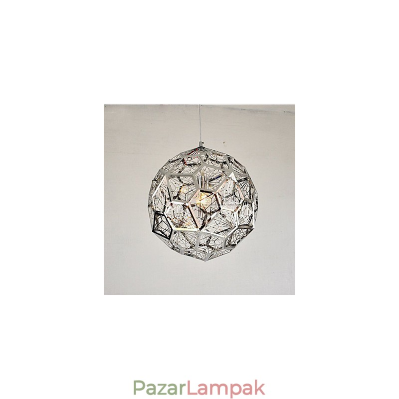 Ezüst ezüst téglahálós csillár