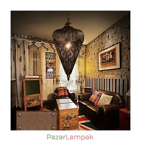 Délkelet-ázsiai amerikai retro kézi üreges vascsillár