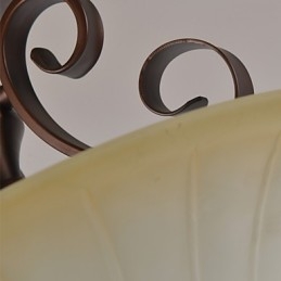 Rusztikus Lodge Vintage mini stílusú festmény fém függőlámpa