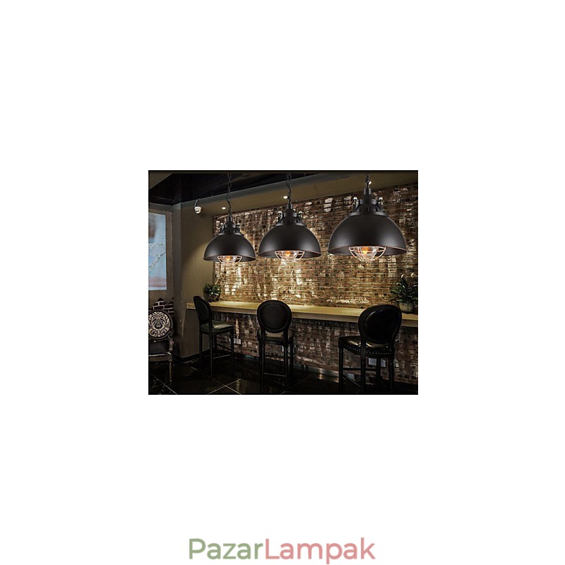 A fém vas lámpa egyfejű csillár