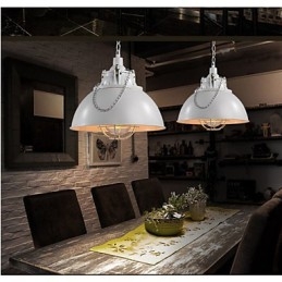 A fém vas lámpa egyfejű csillár