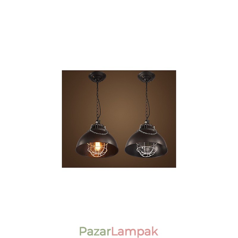 A fém vas lámpa egyfejű csillár