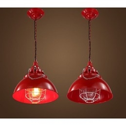 A fém vas lámpa egyfejű csillár