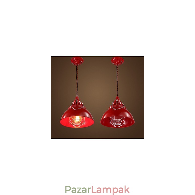 A fém vas lámpa egyfejű csillár