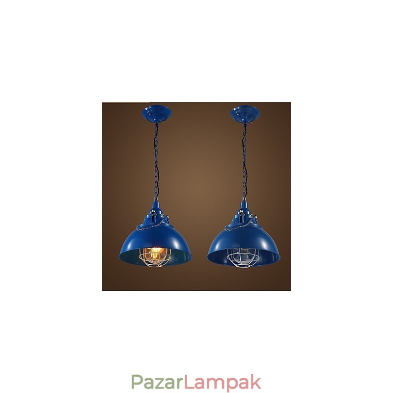 A fém vas lámpa egyfejű csillár