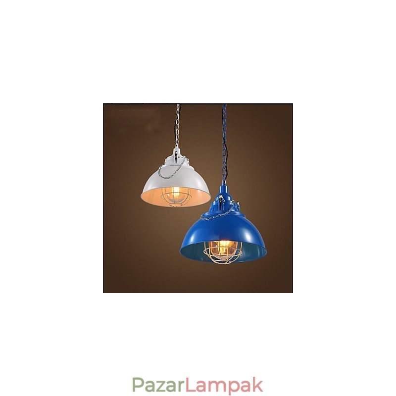 A fém vas lámpa egyfejű csillár