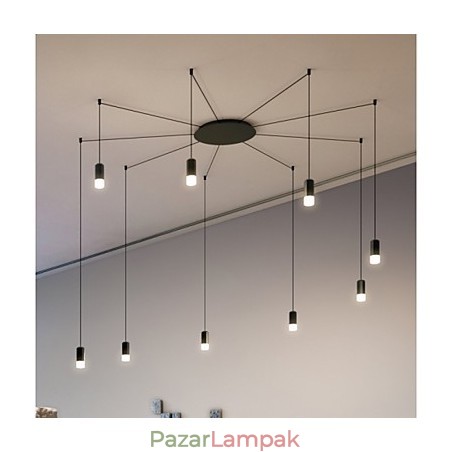 Észak-Európa Kreatív összehúzott és geometrikus vonalvezetésű függőlámpa Észak-Európa Kreatív összehúzott és geometrikus vonalvezetésű függőlámpa