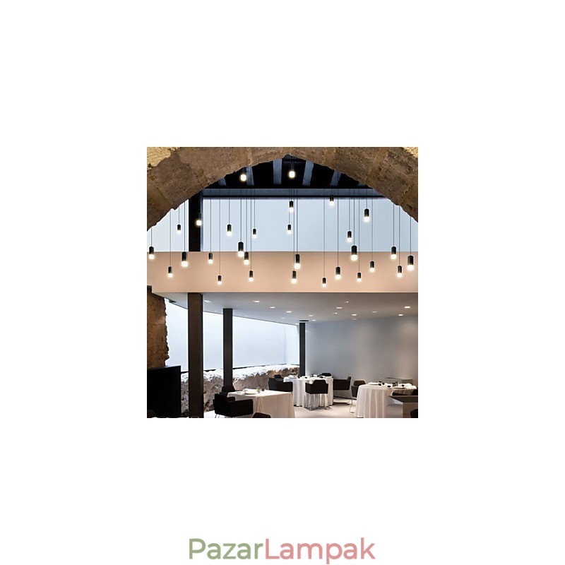Észak-Európa Kreatív összehúzott és geometrikus vonalvezetésű függőlámpa