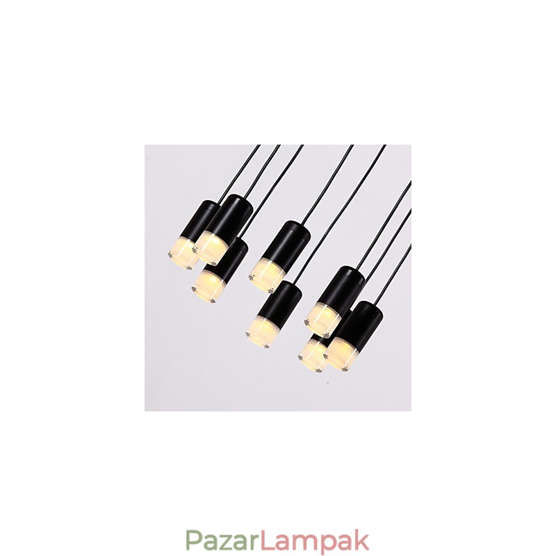 Észak-Európa Kreatív összehúzott és geometrikus vonalvezetésű függőlámpa