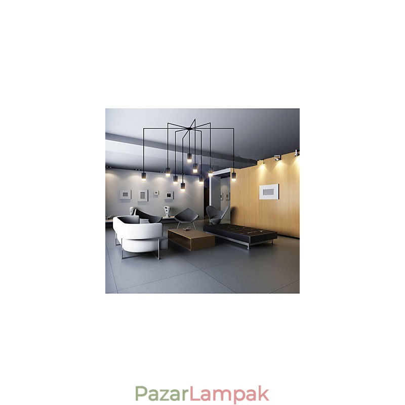 Észak-Európa Kreatív összehúzott és geometrikus vonalvezetésű függőlámpa