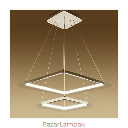 Modern dizájn 4 Függesztett lámpa, két gyűrű