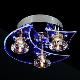 Csillár Modern Crystal Living 3 Lights