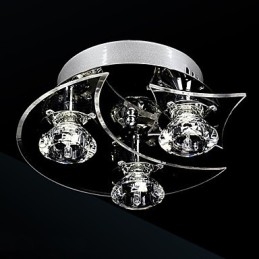 Csillár Modern Crystal Living 3 Lights
