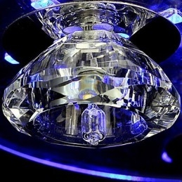 Csillár Modern Crystal Living 3 Lights