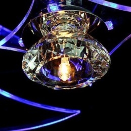 Csillár Modern Crystal Living 3 Lights