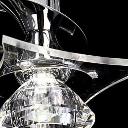 Csillár Modern Crystal Living 3 Lights