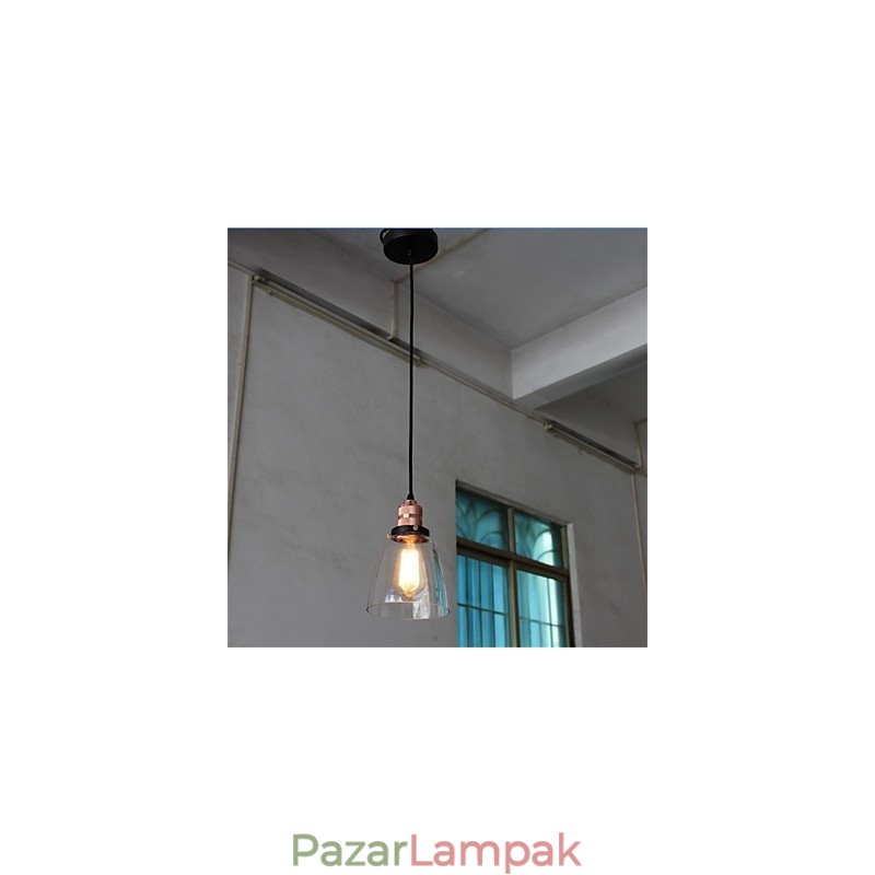 Minimalista, egyedi retro üvegcsillár