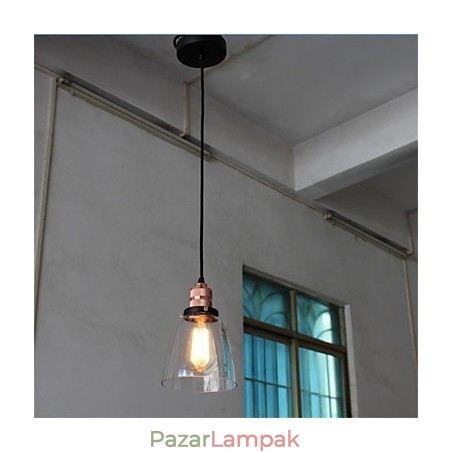 Minimalista, egyedi retro üvegcsillár