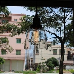 Minimalista, egyedi retro üvegcsillár