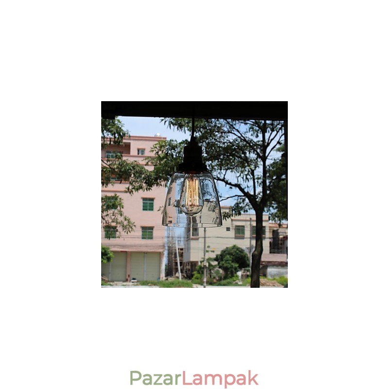 Minimalista, egyedi retro üvegcsillár