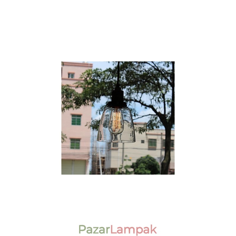 Minimalista, egyedi retro üvegcsillár