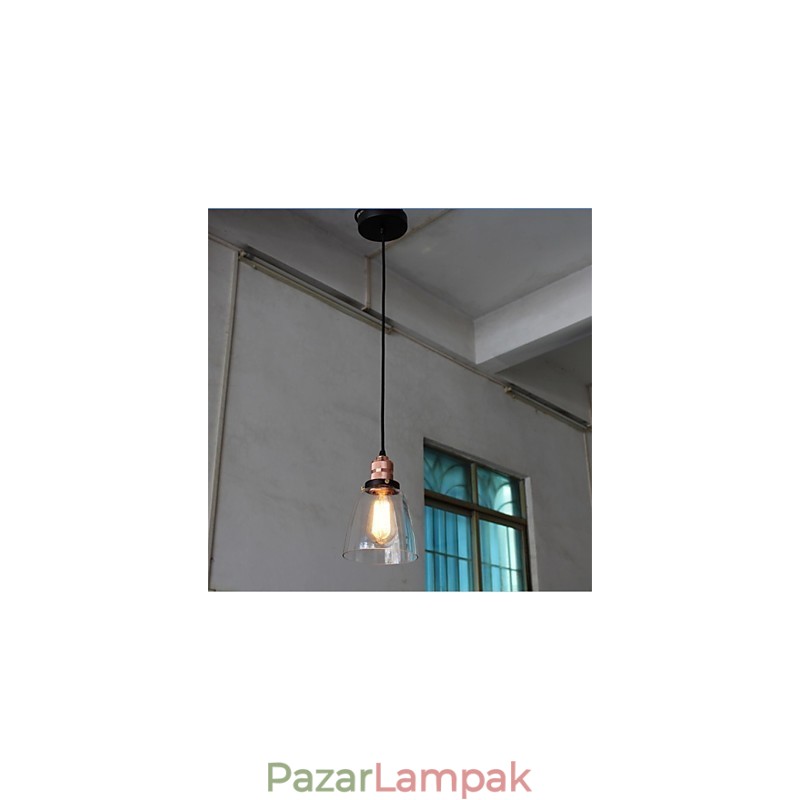 Minimalista, egyedi retro üvegcsillár