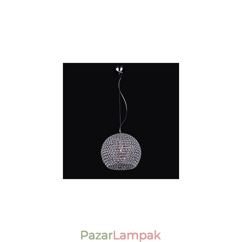 Lámpás Mini stílusú króm fém csillár