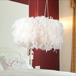 Hot Selling Dia Fashion Feather csillár Modern Light
