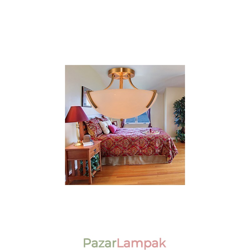 Rusztikus Lodge Vintage mini stílusú festmény fém függőlámpa