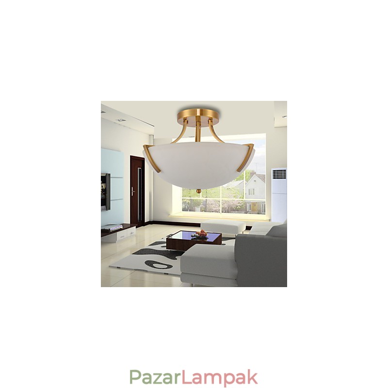 Rusztikus Lodge Vintage mini stílusú festmény fém függőlámpa