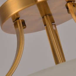 Rusztikus Lodge Vintage mini stílusú festmény fém függőlámpa