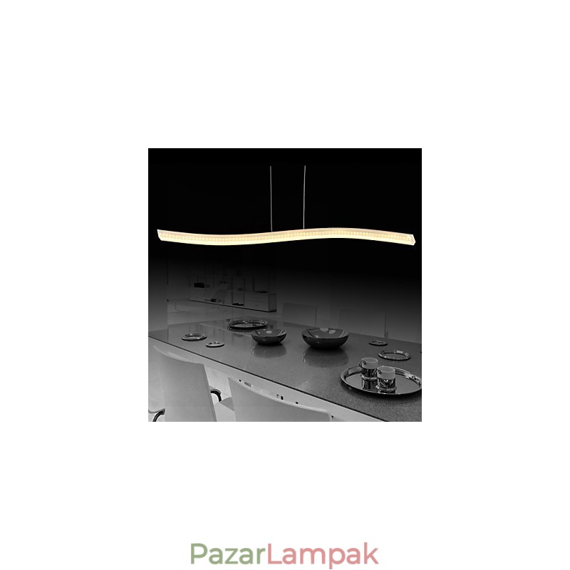 Modern, modern króm függőlámpa