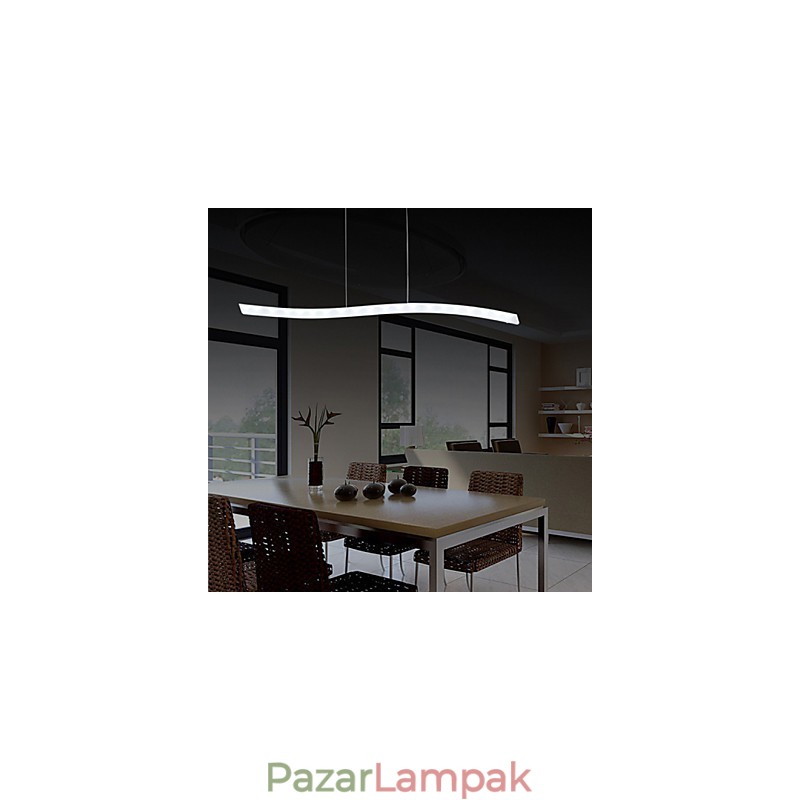 Modern, modern króm függőlámpa