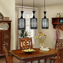 A bot kézzel szőtt egyéni kreatív művészeti csepplámpa lámpa