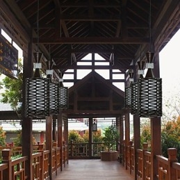 A bot kézzel szőtt egyéni kreatív művészeti csepplámpa lámpa