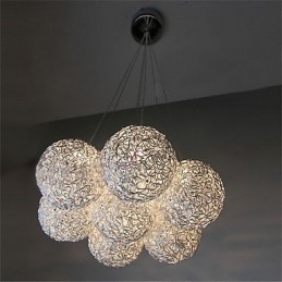 Modern, modern mini stílusú, galvanizált fém függőlámpa