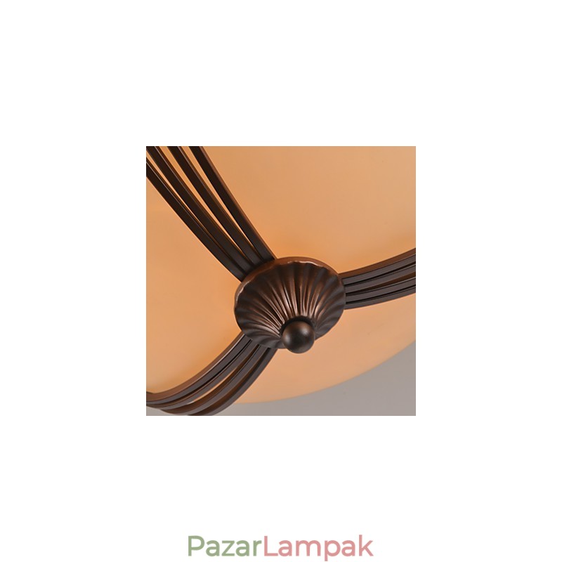 Rusztikus Lodge Vintage mini stílusú festmény fém függőlámpa