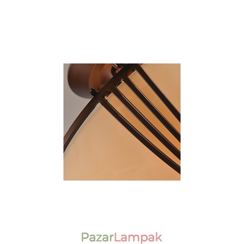 Rusztikus Lodge Vintage mini stílusú festmény fém függőlámpa