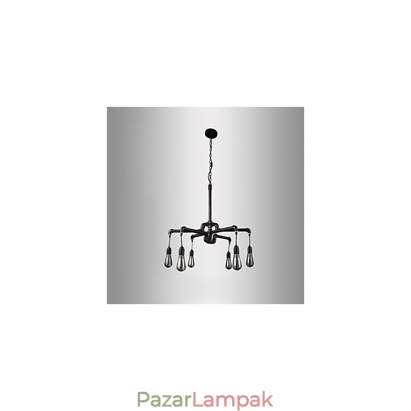 Retro fém mennyezeti lámpa kávézó