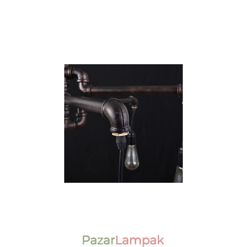 Retro fém mennyezeti lámpa kávézó
