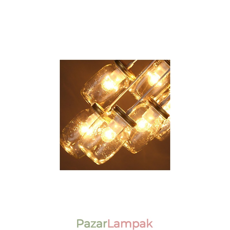 Kreatív kívánságüveg üveg édes gyermekek három csepplámpás lámpa